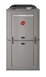 Hot Sale 💯 Rheem Prestige™ 17-1/2 in. 75000 BTU 80% AFUE 3 Ton Two-Stage Upflow and Horizontal 1/2 hp Natural or Propane Furnace ✨